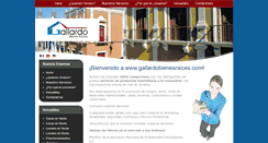 Desktop Screenshot of gallardobienesraices.com
